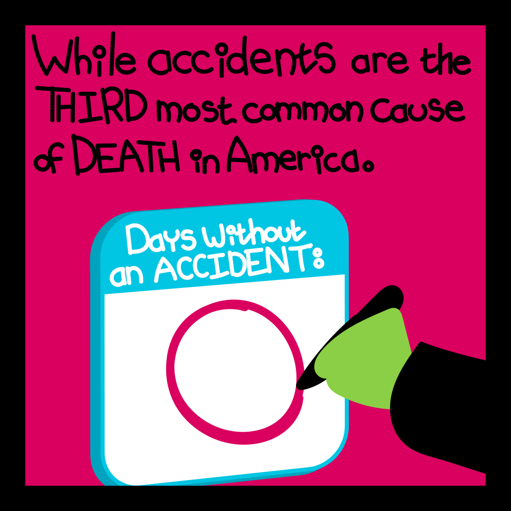 While workplace accidents are the third most common cause of death in America.